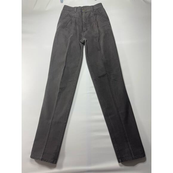 Rocky Mountain Denim - Vintage Rockies Women’s Western High Rise Gray Denim Jeans - Size Meas 27x36
